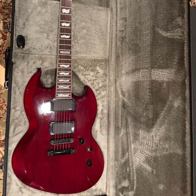 ESP LTD Viper-400 2005 - 2007 - See Thru Black Cherry image 9