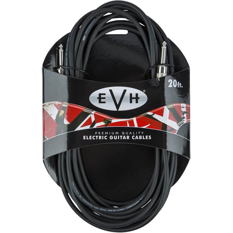 EVH Premium Guitar Cable 20 Feet Straight to Straight image 1