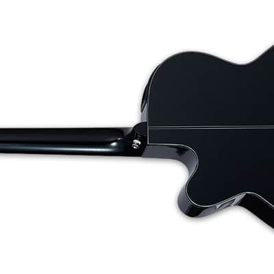 Takamine GN30CE-BLK Acoustic Electric Guitar in Black Finish image 4
