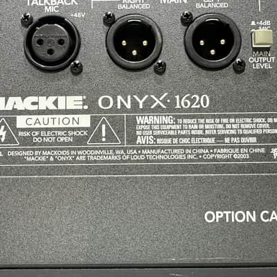 Mackie Onyx 1620 16-Channel Analog Mixer #7008c (One)(TRUEHEARTSOUND) image 9
