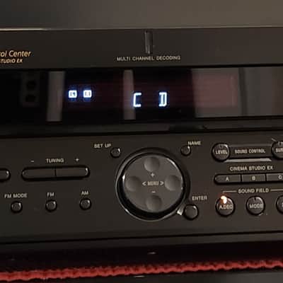 Sony STR-DE485 5.1-channel Reciver 90s - Black metal image 1