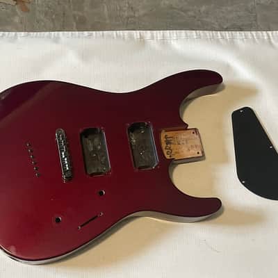 2004 Japan Jackson DXMGT Dinky Wine Red HT Guitar Body Hardtail