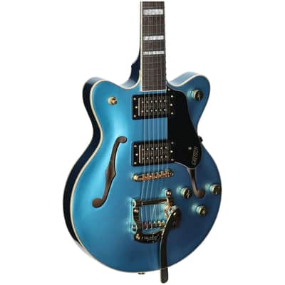 Gretsch G2655T Streamliner Center Block Junior Electric Guitar with Bigsby Tremolo, Riviera Blue image 1