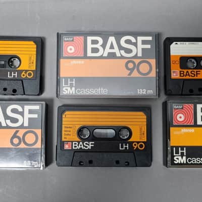 78X Used BASF LH SM 60/90/120 Cassette tapes 1980's image 4