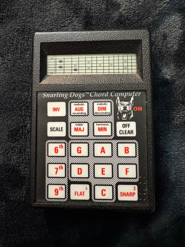 Snarling Dogs Chord Computer - Rare find! image 1