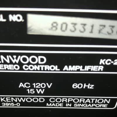 Kenwood KM-107 Stereo Amplifier + KC-207 Preamp + KT-57 Tuner W/ Remote image 5
