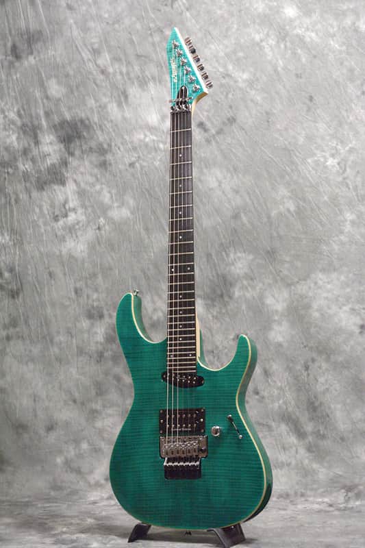 Edwards E-MV-125FR Black Turquoise Green | Reverb