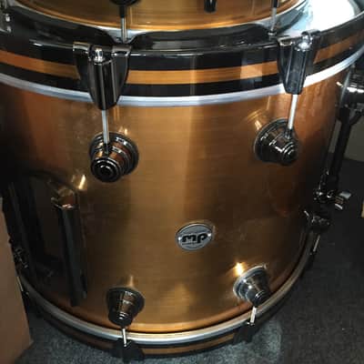 Jimmy Chamberlin's 8pc DW Maple/Mahogany VLT 2009 Liquid Copper-Designed by JC of Smashing Pumpkins image 4