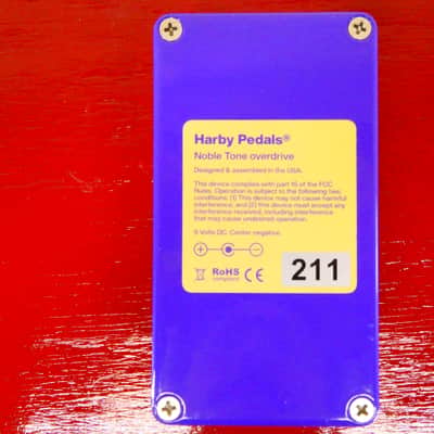 Harby Pedals Noble Tone 2023 - Present - Purple image 2
