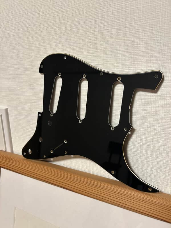 Fender Custom Shop Genuine Relic Pickguard 3-ply Black 1960 Stratocaster Pickguard image 1
