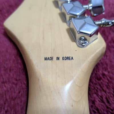 Synsonics Pro Series Strat Copy - 90s - Red - Made in Korea image 3