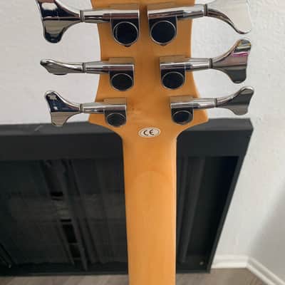 Samick Greg Bennet Fairlane 6 string bass Transparent Red image 4