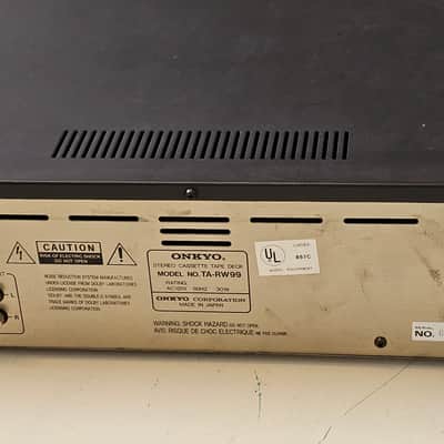 Fuly serviced and fully functional Onkyo TA-RW99 Stereo Double Cassette Deck with Dolby B and C image 2