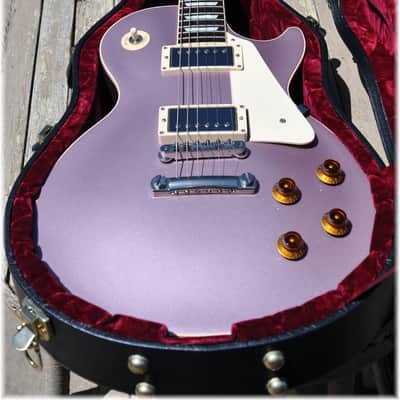 GIBSON® Custom Shop Custom Pro Les Paul Heather Poly Electric Guitar + HSC image 19
