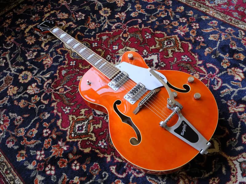 Gretsch G5420T Electromatic Hollow Body with Bigsby 2014 Orange Stain image 1
