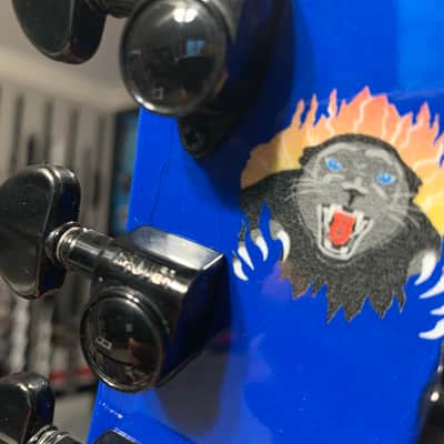 STINGER 🐈🕷️! 2015 Gibson Custom Shop Les Paul Custom Quilt Top M2M Made To Measure Blue Widow Burst Trans Aqua Black Fretboard Bare Knuckel Juggernaut Blackout Special Order Figured F Q 5A 7A Abalone Inlay Blueberry Cobalt image 20