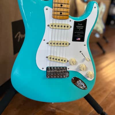 Fender American Vintage II 1957 Stratocaster MN Seafoam Green- 7lbs. 15.9oz s#V2324121 image 4