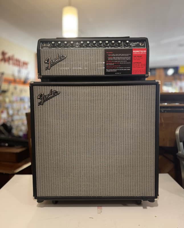 Fender Bassman 500 Tube Head with Bassman 410 Neo Cab 2017 image 1
