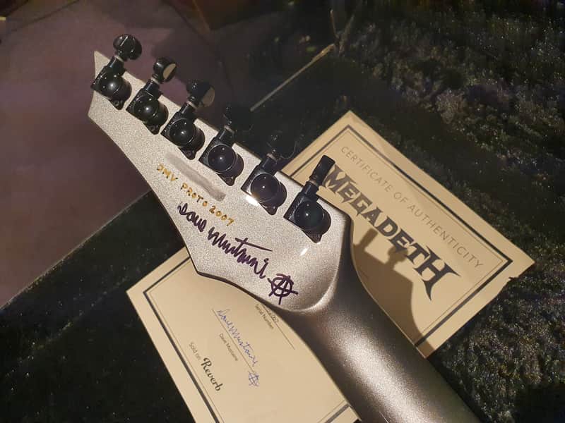 Dave Mustaine's personal Prototype King V built by Dean Guitars USA Custom Shop to launch the VMNT image 1
