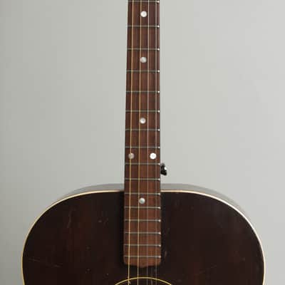 Gibson  TG-1 Flat Top Tenor Guitar (1933), ser. #509 (FON), original black soft shell case. image 8