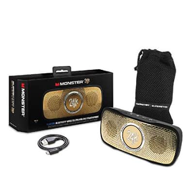 Monster Cable SuperStar 24K BackFloat High Definition Bluetooth Speaker (Black/Gold) image 6