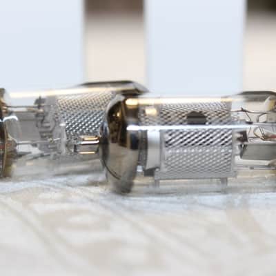 Mazda / M.B.L.E. Brussels EF86 6267 NOS Matched Pair – Low Noise, Silver Mesh image 5