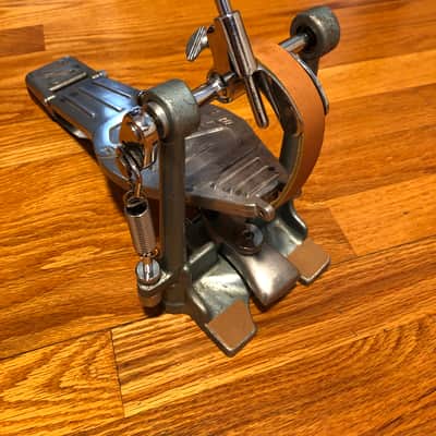 COOL & QUIET! Refurbished Vintage Slingerland Tempo King bass drum pedal leather strap for set kit w/ Ludwig beater image 4