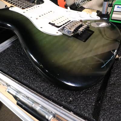 1993 Fender MIJ Stratocaster HSS Floyd Rose Blackburst image 16