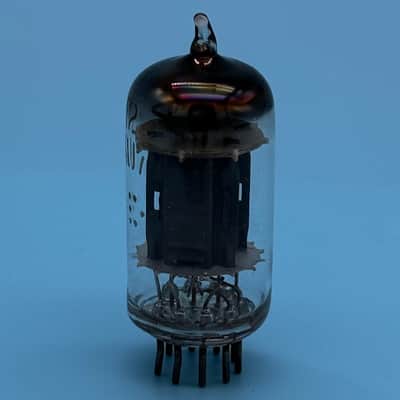 1955 General Electric 12AU7 ECC82 Vintage GE Long Plate D Getter Tube! T324 image 3