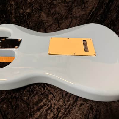 Fender 2024 Collection Made in Japan Hybrid II Stratocaster -Flame Celeste Blue image 11