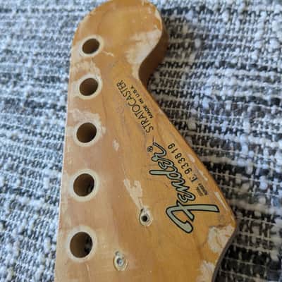 1989 Fender American Standard Stratocaster Strat Maple Neck Refret Project USA image 3