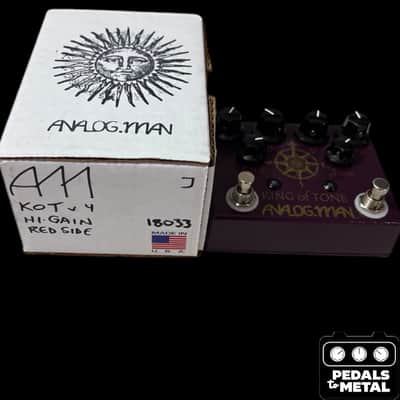 Analogman King of Tone V4 with Red Side High Gain Option 2009 - Present - Graphic - X18754 image 2