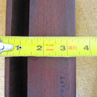 Vaughncraft W4.5 10" Large Mahogany Wood Block - Vintage image 7