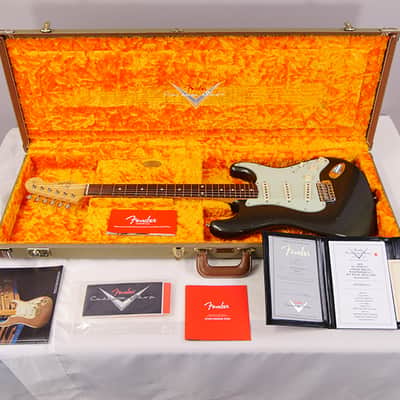 Fender Custom Shop 30th Anniversary MBS 61 Stratocaster Journeyman Relic by Paul Waller 2017 - Aged Chacoal Frost image 20