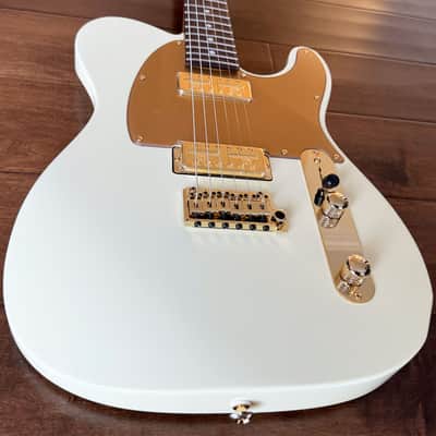 Suhr Mateus Asato Signature Series Classic T White Lollar 510 Tremolo Gold Foils 81364 image 5