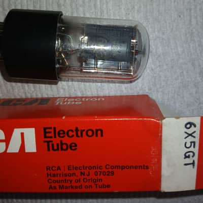 (7) RCA 6X5GT/EZ35 Tubes NOS NIB image 2