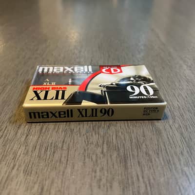 Lot of 4 Maxell XLII 90-Minute Type II High Bias Blank Cassette Tapes - Sealed NOS image 7
