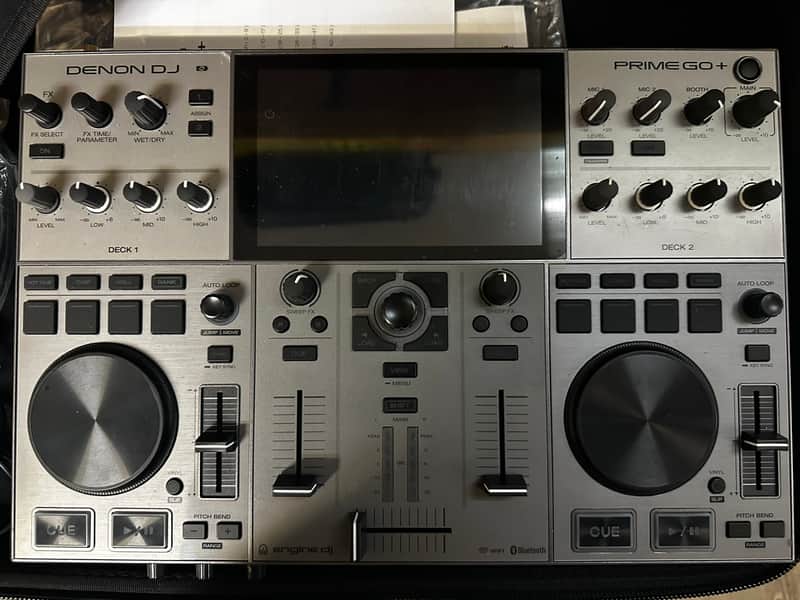 Denon Prime Go + 2-Channel Rechargeable Smart DJ Console 2020 - Present - Black image 1