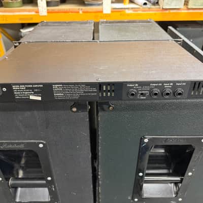 Marshall Valvestate Model 8008 80+80-Watt Guitar Power Amplifier 1991 - Black image 5