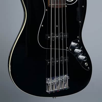 Fender Japan AJB-V Aerodyne Jazz Bass MIJ 2011 - Black image 2