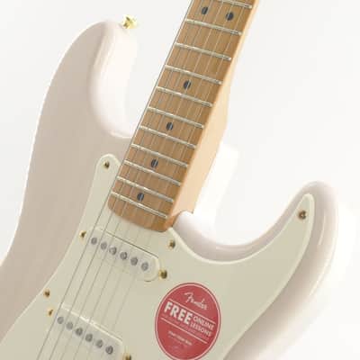 Squier Classic Vibe '50s Stratocaster 2024 White Blonde with Gold Hardware 3526gr image 7