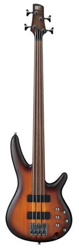 Ibanez SRF700 Portamento Fretless Bass Guitar Brown Burst image 1