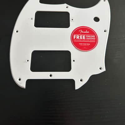 Squier Bullet Mustang HH Pickguard - White image 1