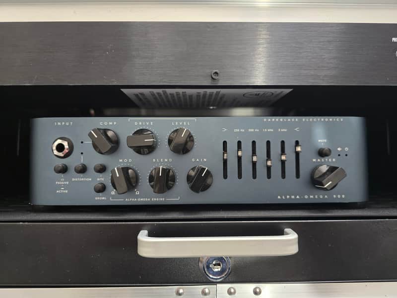 Darkglass Electronics Alpha Omega 900 Bass Amp w/ Power Conditioner and Rack Case image 1