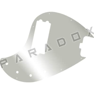 Custom Pickguard For 2018 - 2025 Made in Indonesia Sterling by Music Man StingRay5 5-String RAY5-BK-M1  - Silver Mirror Acrylic .125"