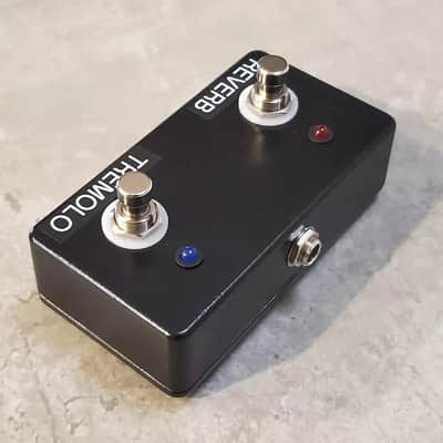 Custom Pedalboard-Friendly Footswitch for Vox AC15/AC30 with Red/Blue LEDs (VFS2A Style) - No TRS Cable image 4