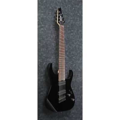 Ibanez RG Iron Label RGMS7 Multi Scale 2018 7-String Electric Guitar, Jatoba Fingerboard, Black image 11