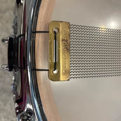 Solid Maple Craviotto 5 1/2" x 14" Johnny C Snare Drum, Black Oyster image 18