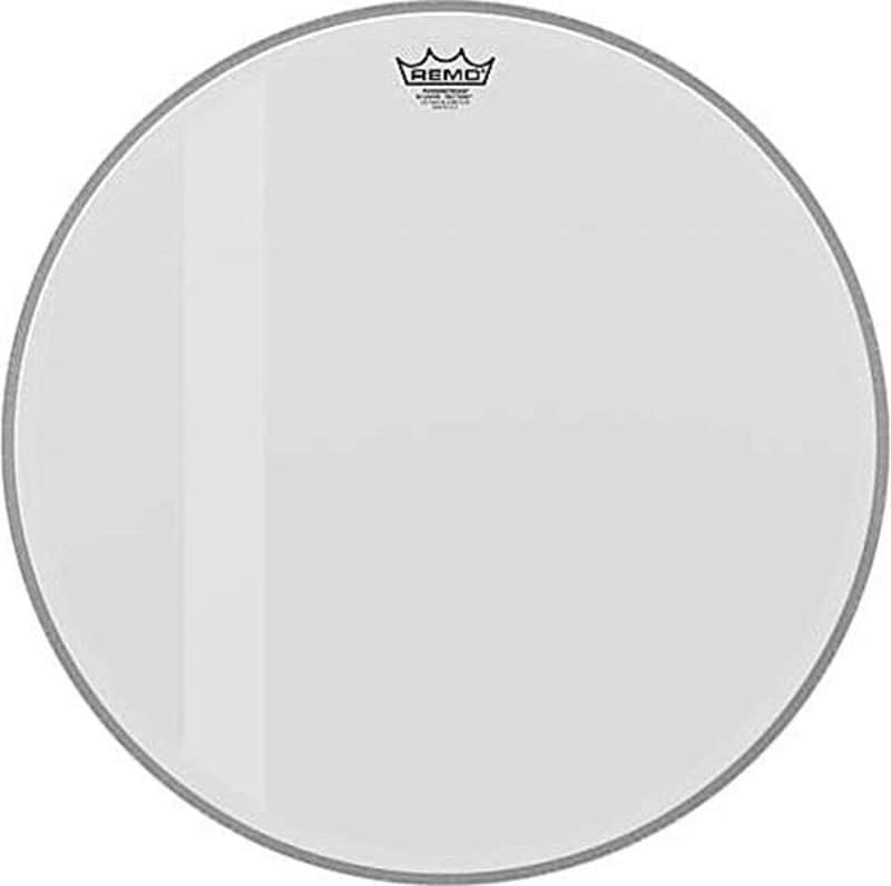 Remo Powerstroke P3-1122-00-FLT 3 Felt Tone Ambassador Bass Drum Head 22 Inches image 1