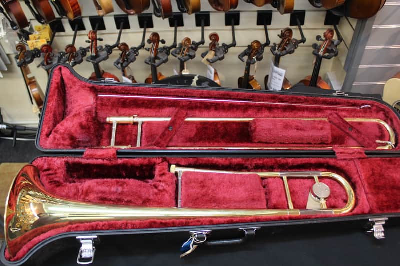 Yamaha YSL-354 Standard Trombone 2010s - Lacquered Brass image 1